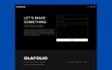 Third screenshot preview of Olafolio Portfolio website webflow template