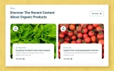 Fourth screenshot preview of Organick Agriculture website webflow template