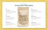 Fifth screenshot preview of Organick Agriculture website webflow template