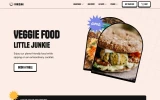 First screenshot preview of Parisian Restaurant website webflow template