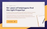 Fifth screenshot preview of ProperLand Real Estate website webflow template