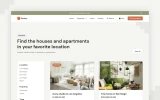 Third screenshot preview of Realco Real Estate website webflow template