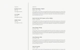 Fourth screenshot preview of Record Resume website webflow template