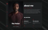 First screenshot preview of Renuvo 128 Resume website webflow template