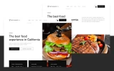 First screenshot preview of Restaurantly X Restaurant website webflow template