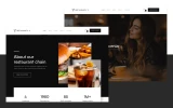 Second screenshot preview of Restaurantly X Restaurant website webflow template
