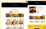 Fourth screenshot preview of Restzai Restaurant website webflow template