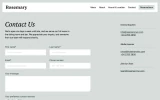 Second screenshot preview of Rosemary Restaurant website webflow template