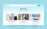 Fifth screenshot preview of Smile Dentist website webflow template