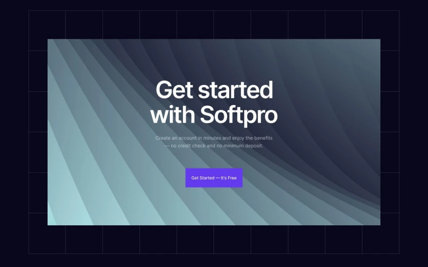 Fifth screenshot of Softpro Startup website webflow template