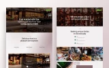 Third screenshot preview of Taor Restaurant website webflow template