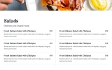 Second screenshot preview of Taverna Restaurant website webflow template