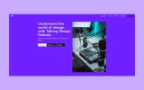 First screenshot preview of TDT Podcast website webflow template