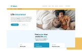 Second screenshot preview of Tutum Insurance website webflow template