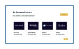 Third screenshot preview of Venture Investment website webflow template