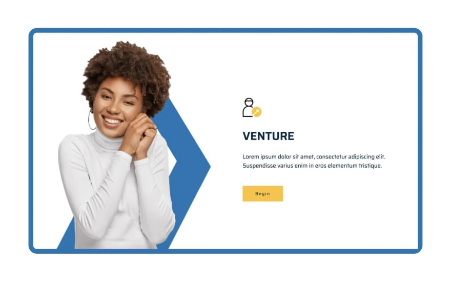 Fifth screenshot of Venture Investment website webflow template