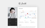 Fourth screenshot preview of Vitae Resume website webflow template