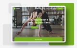 First screenshot preview of Yogart Ecommerce Gym website webflow template